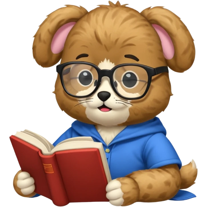 plushie studying for school emoji