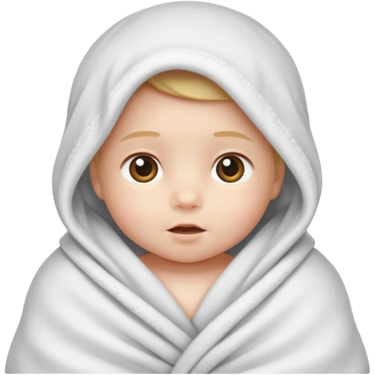 camera with a baby wrapped in a blanket emoji