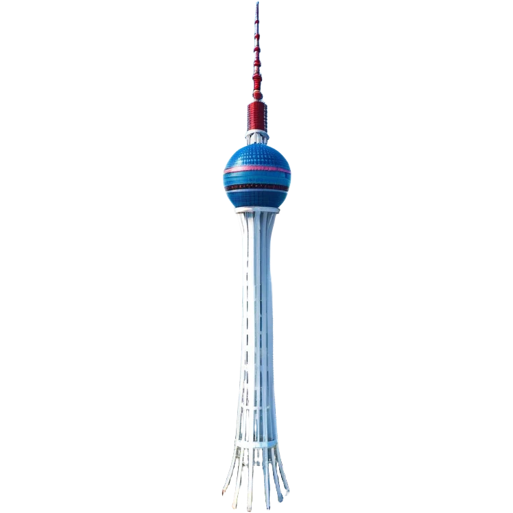 ​Cinematic Realistic N Seoul Tower, depicted in brilliant daylight as a slender, single-column tower rising from a modern cityscape, crowned by a sleek cylindrical observation deck offering panoramic views over Seoul, with crisp glass and steel surfaces reflecting clear blue skies and subtle architectural details that capture its futuristic elegance, emoji