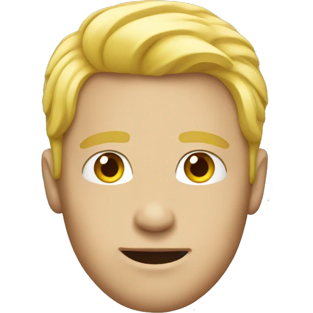 Blonde man emoji