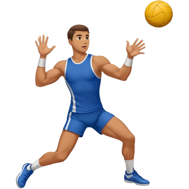 man throwing handball emoji