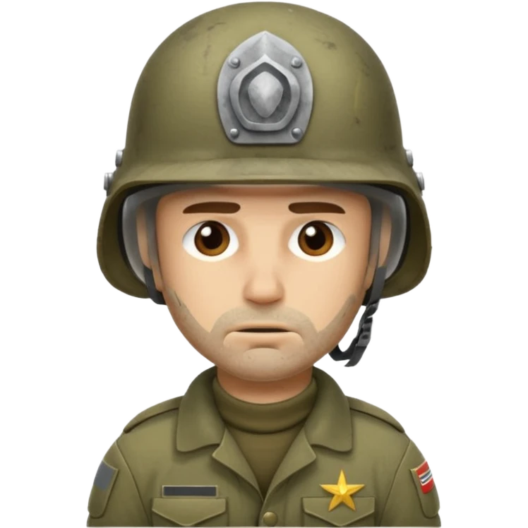tired soldier emoji
