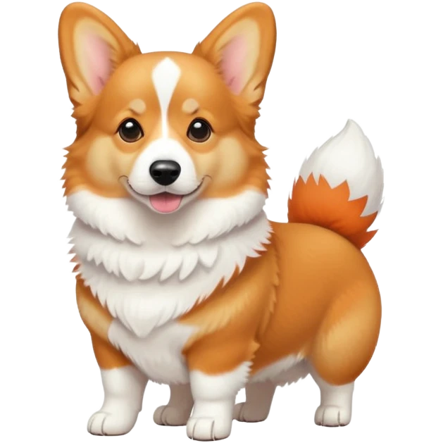 Corgi without tail  emoji