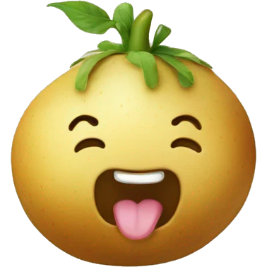 Une patate Licorne emoji
