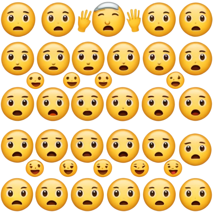 Make emojis with the famous musician Peter Tägtgren, so that they represented different emotions  emoji