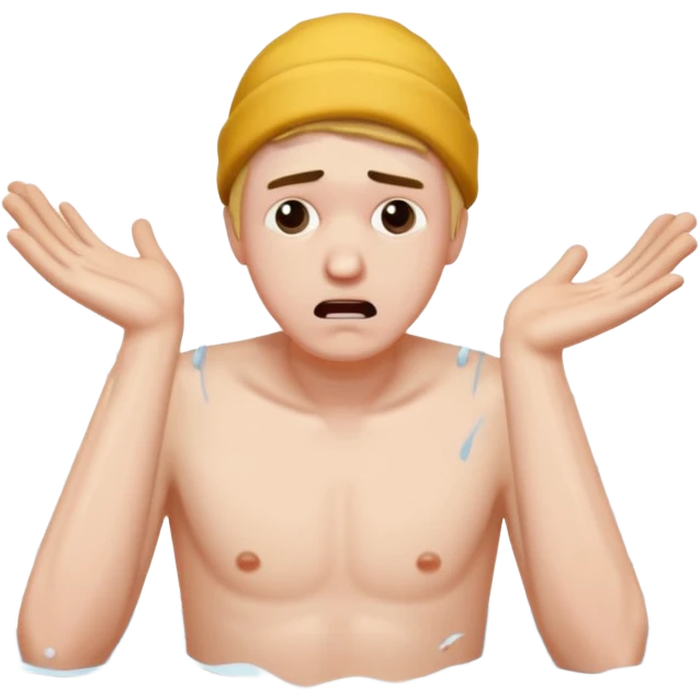 man drowning emoji