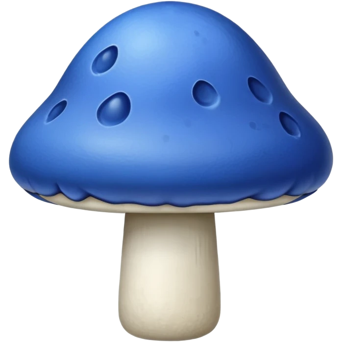 blue mushroom emoji