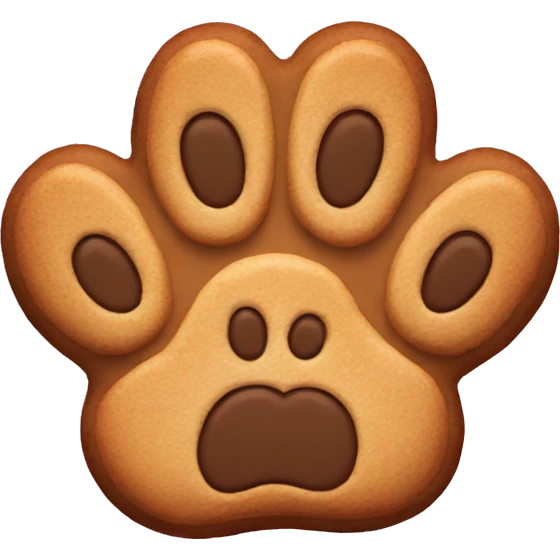 one cookie paw emoji
