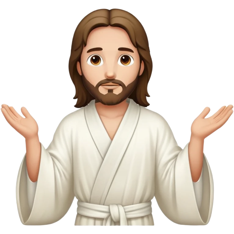Jesus rising emoji