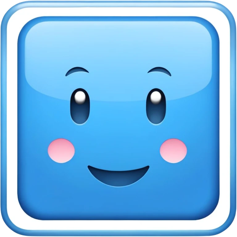 blue square, color #85c0f9, simple, flat, no border emoji