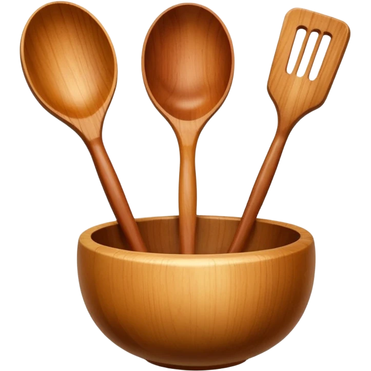 wooden kitchen utensils and items emoji