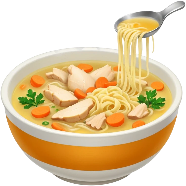 chicken soup emoji