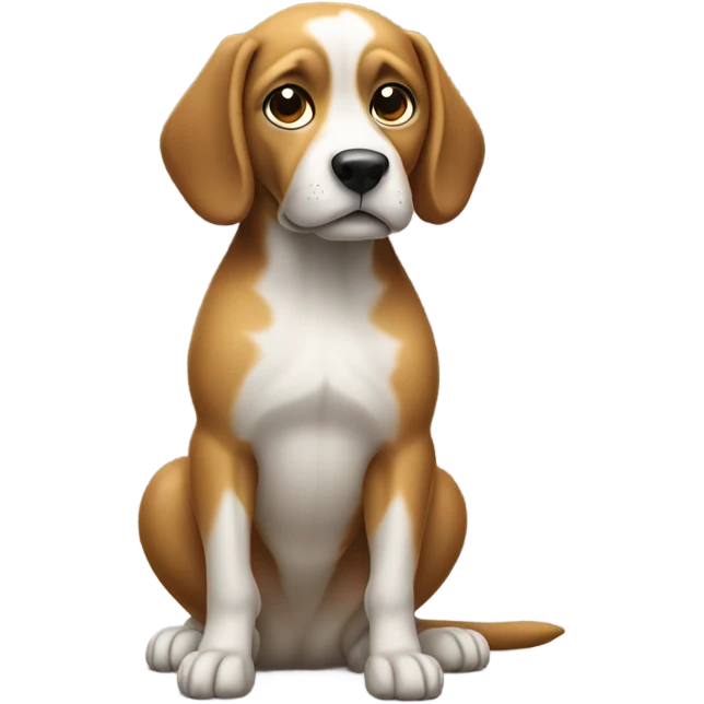 Dog pooping emoji