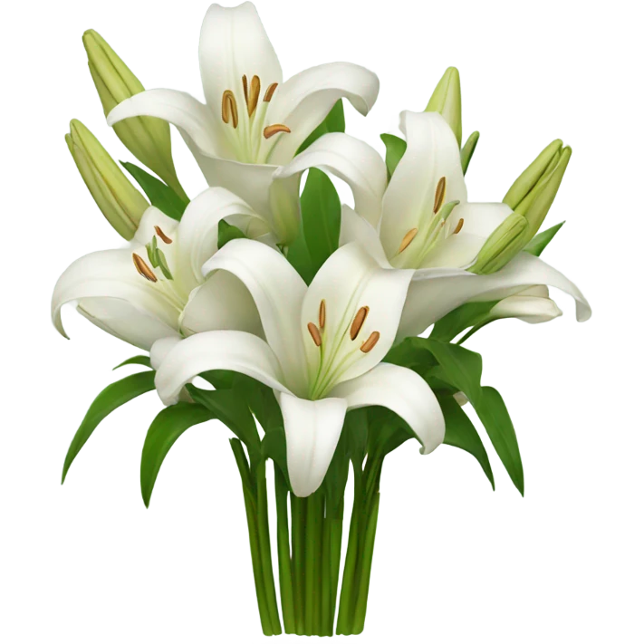 Bouquet of lillies  emoji