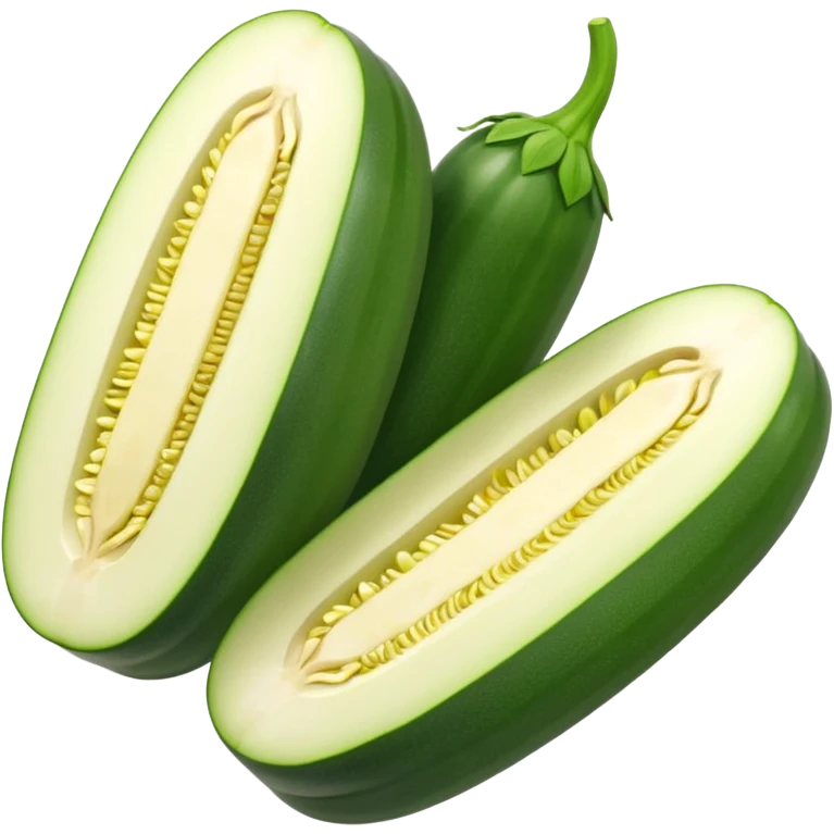 sliced zucchini emoji