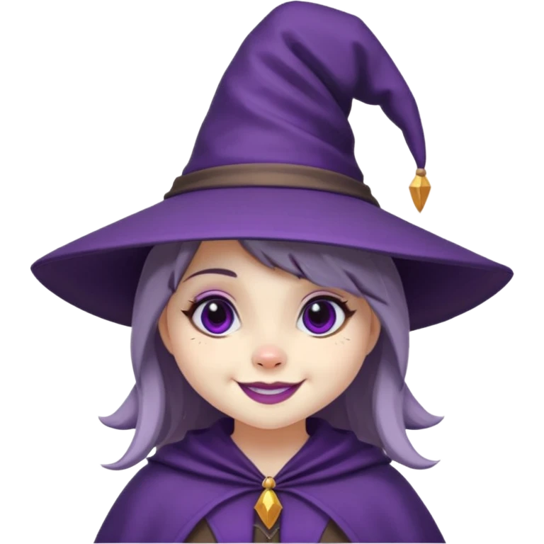cute raccoon witch girl emoji