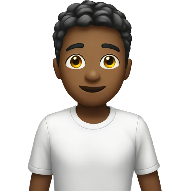 boy taking selfie in bathroom emoji