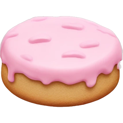 light pink crumbl cookie emoji
