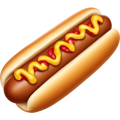 Giant hot dog  emoji
