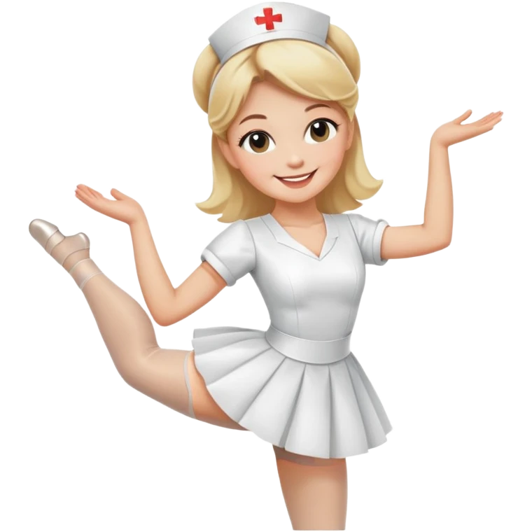 Blonde Nurse who’s a dancer emoji