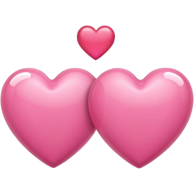 Two pink hearts emoji