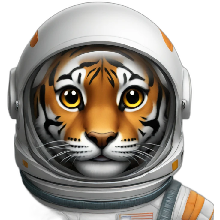 Astronaut Tiger emoji