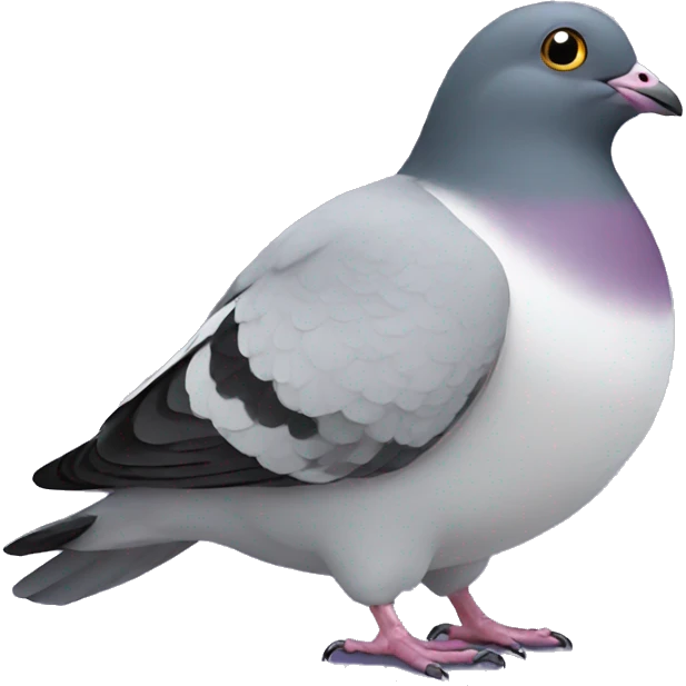 very fat pigeon emoji