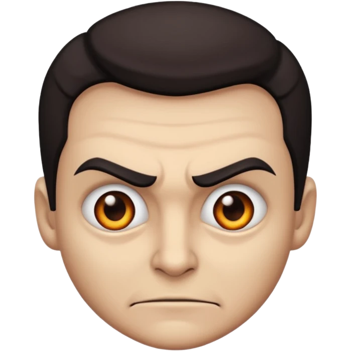 Evil smirk emoji