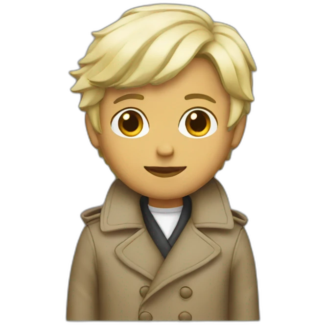 Ice Spice with trench coat emoji