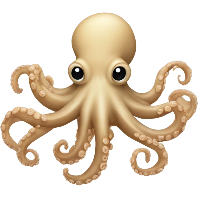 Beige octopus emoji