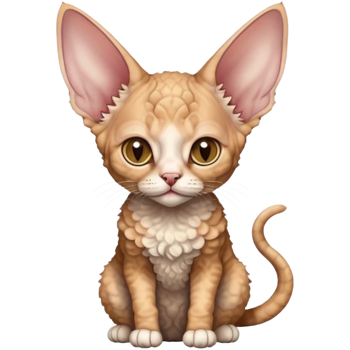 Devon cat sitting emoji