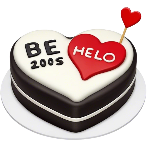 Create a heart broken shaped cake divided in two. first half is black and says “Bye 20’s” and the second half is red and says “hello 30s” emoji