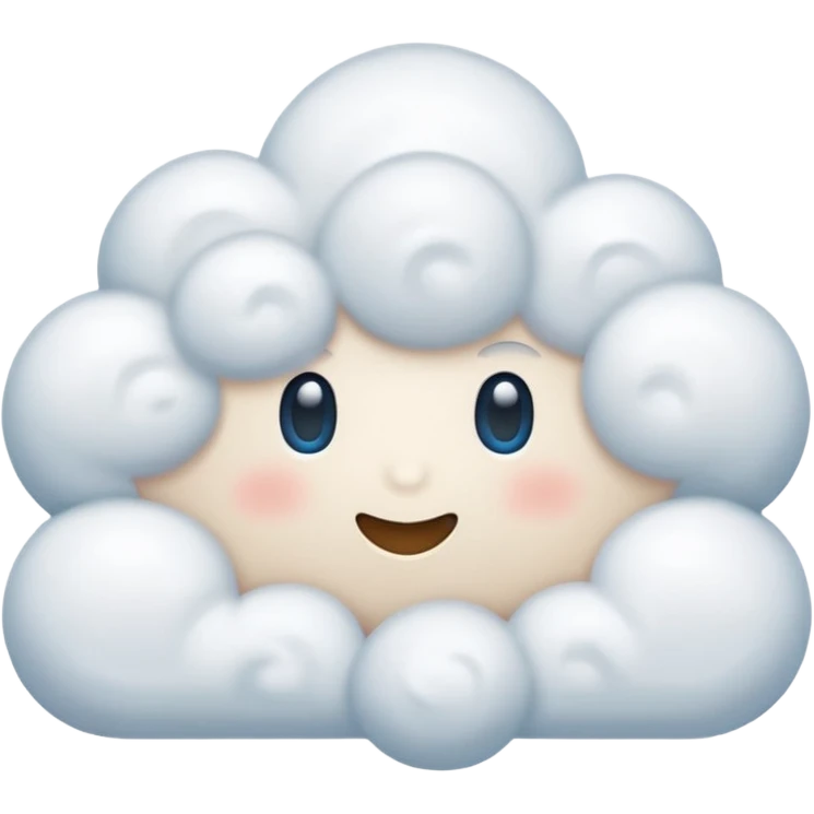 nuvem normal emoji