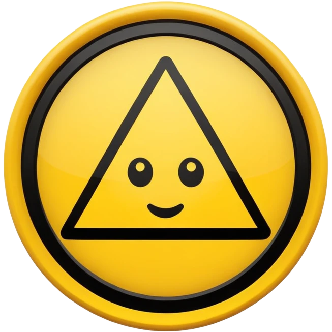 warning sign inside a circle emoji