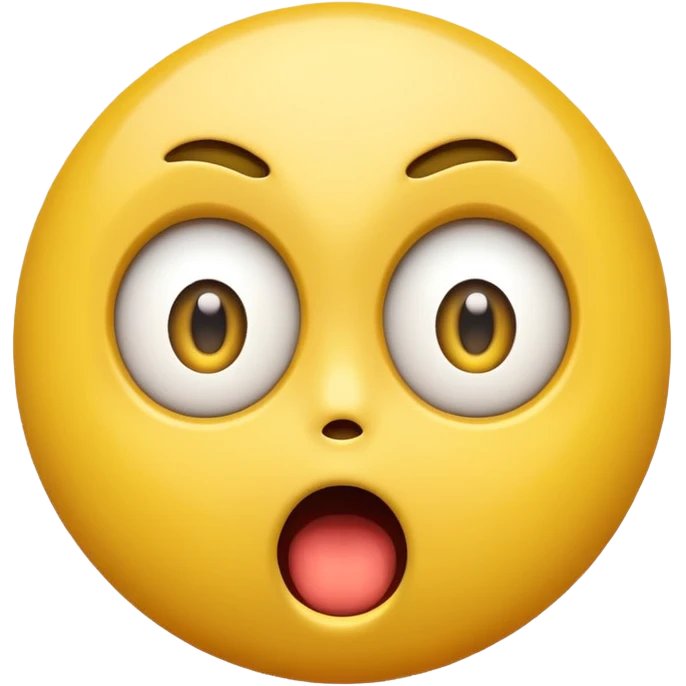 Create a Shock reaction emoji for a new social media app emoji