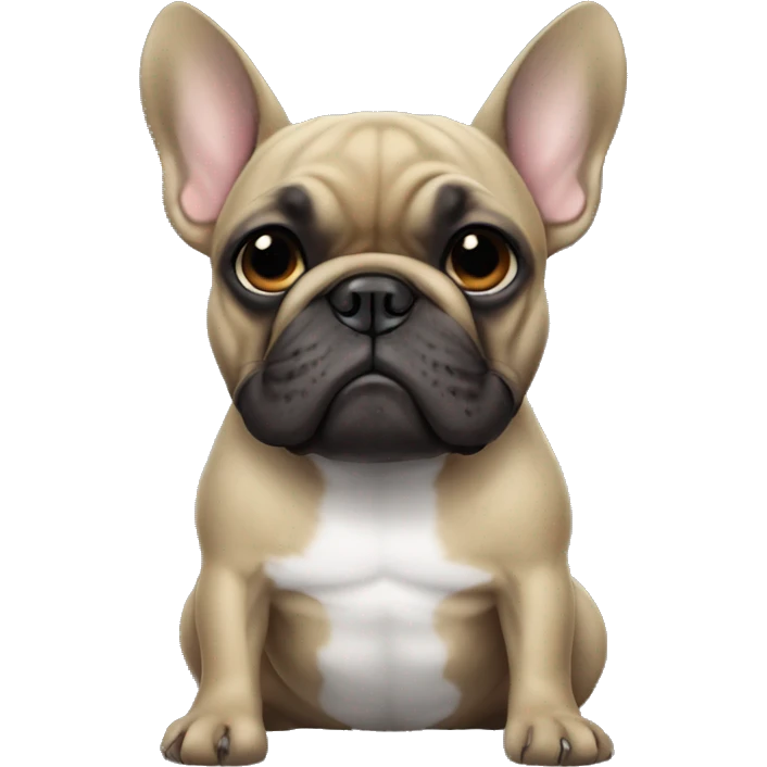 French bulldog that’s a thug emoji