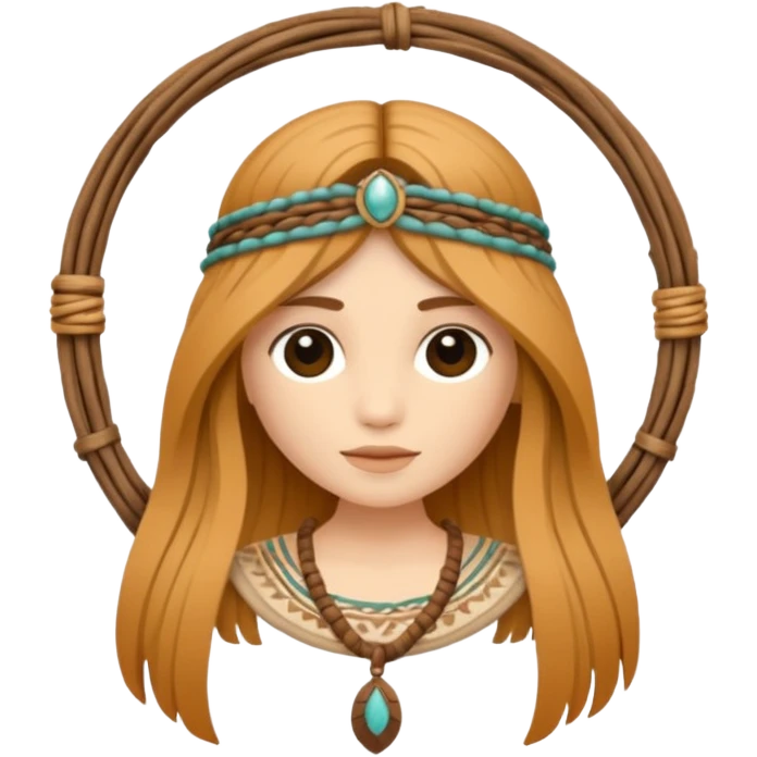 Boho style aesthetic emoji