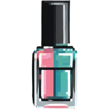 Nail polish bottle pink emoji