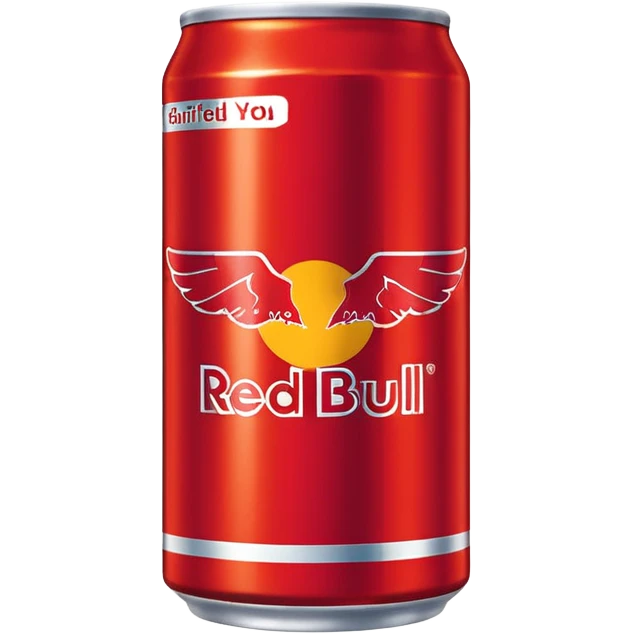 a red bull can that says girlfriend gives you wings emoji