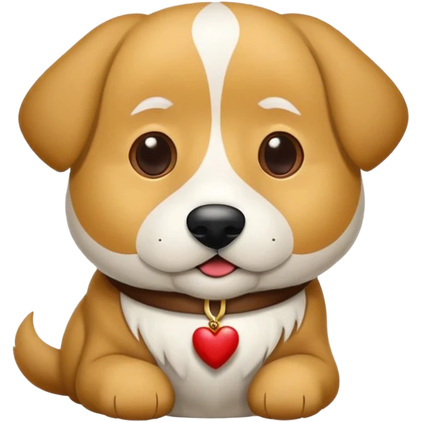 Kafasına kral tacı takmış köpek  emoji