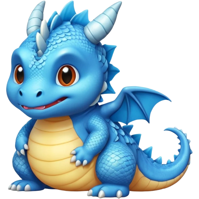 fat choncc baby blue dragon emoji