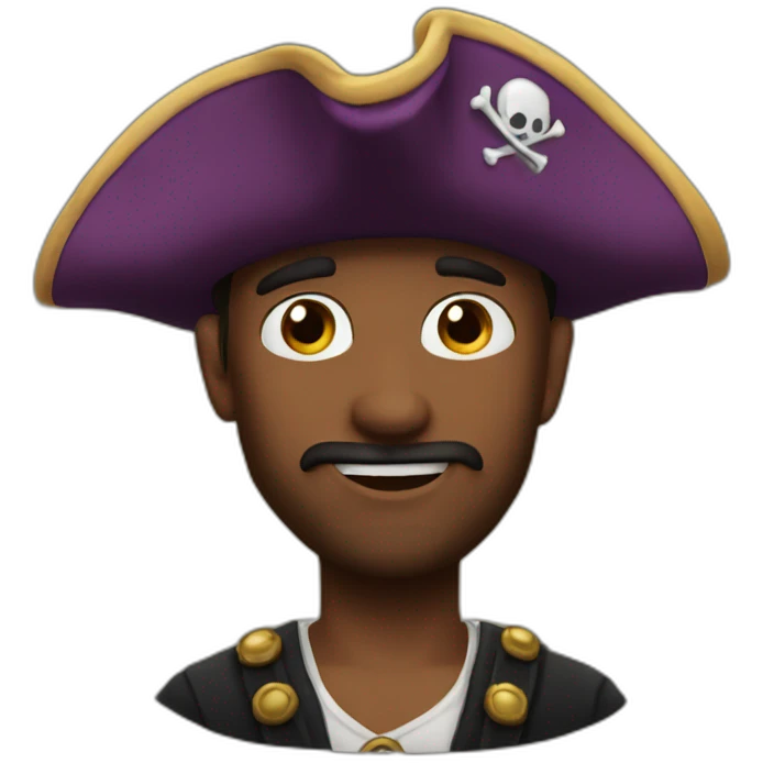 pirate Heart-Eyes Face emoji
