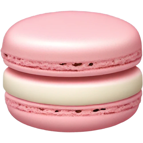 Light pink macaron emoji