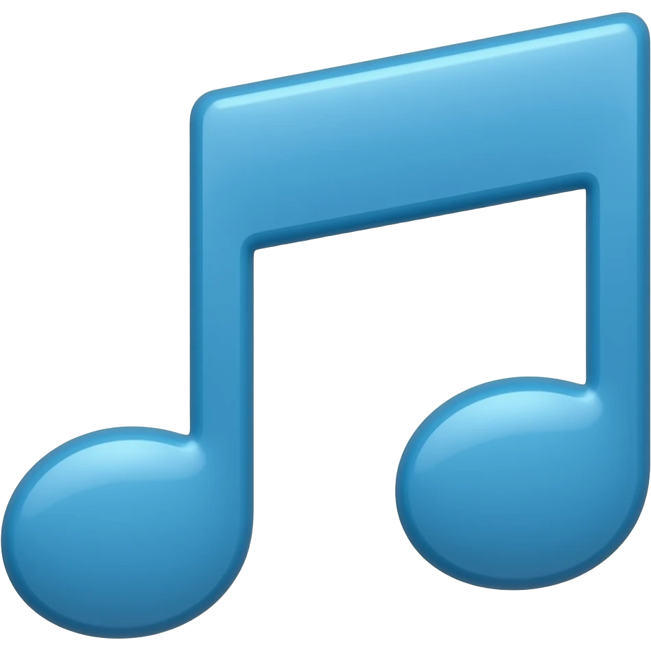 music icon blue emoji emoji