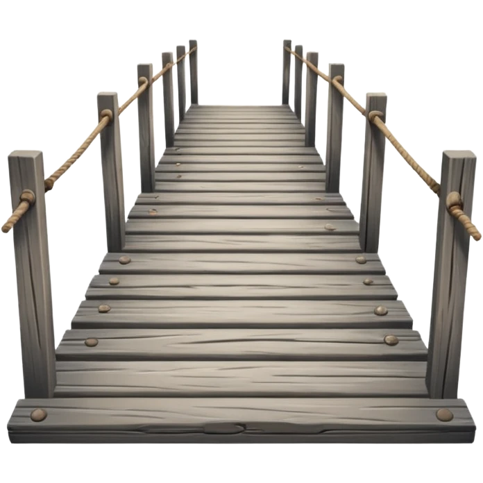 Wooden bridge emoji