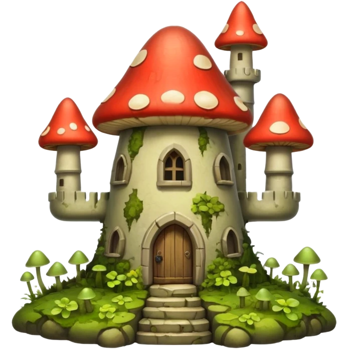 gloomy mushroom castle emoji