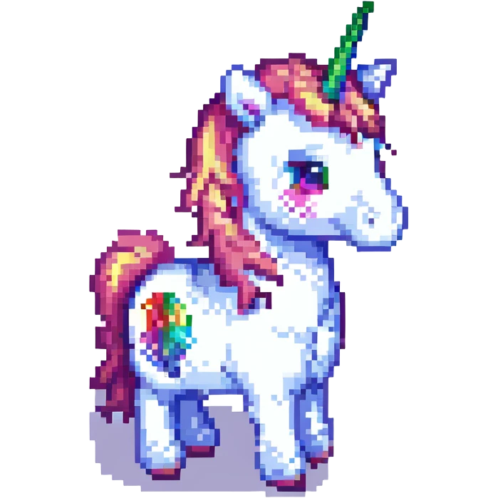 единорог, no background emoji