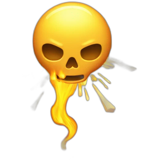 crâne qui explose emoji