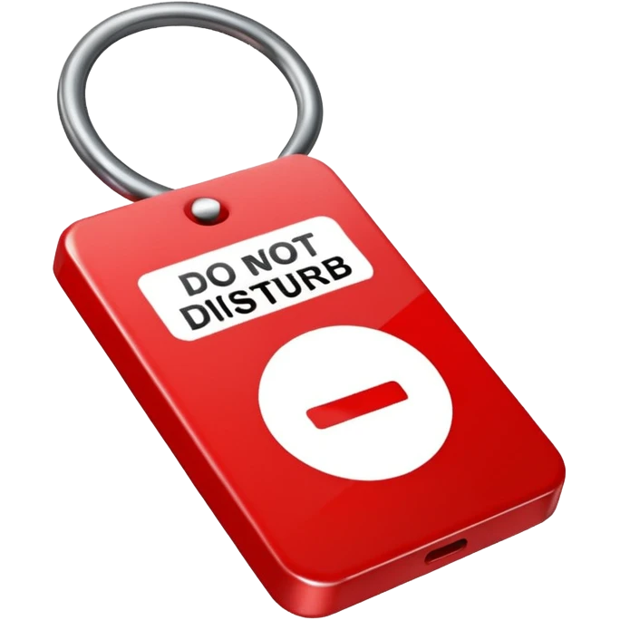 do not disturb emoji