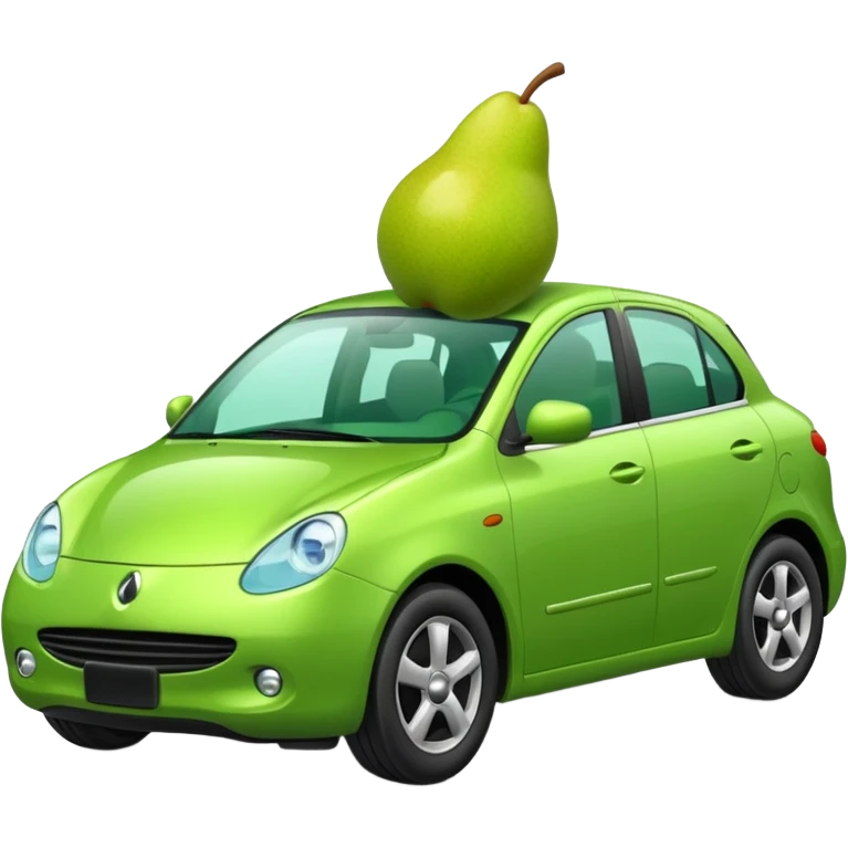 pear car emoji